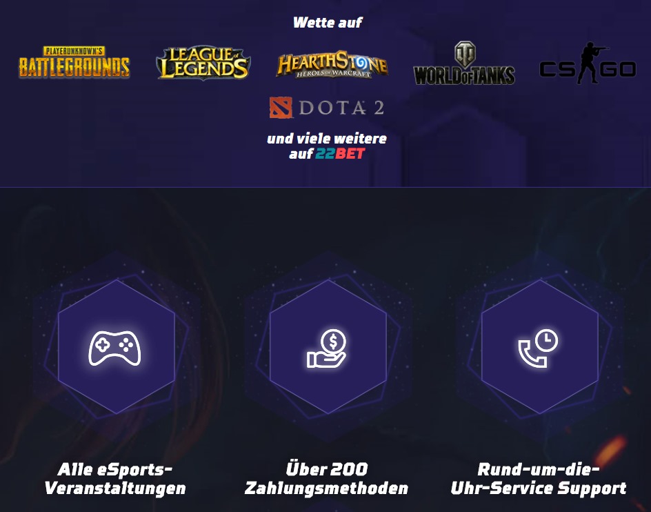 Werbebanner auf eSports